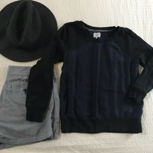 Alternative Mixed Media Sweater Top - XS